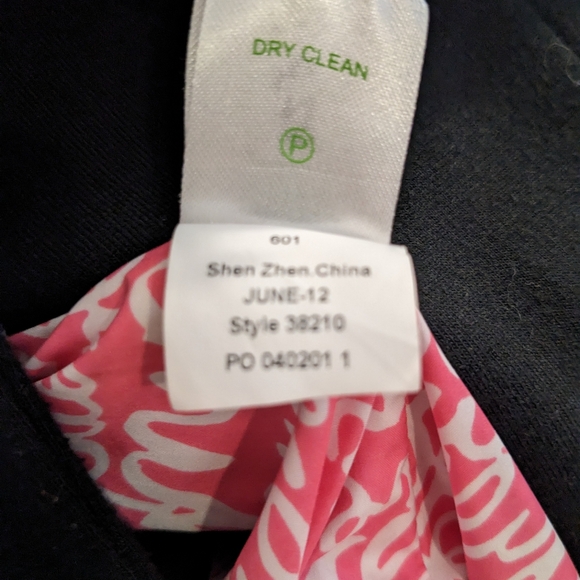 Lilly Pulitzer $365 Leighton Black Knit 1 Button Blazer - Size Medium - Picture 8 of 10